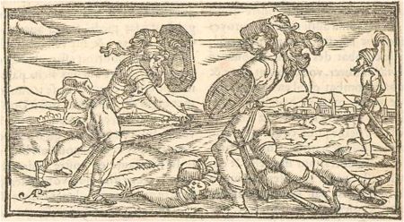 Jorge Coci - Pair of 1574 Woodcut, Amadís de Gaula