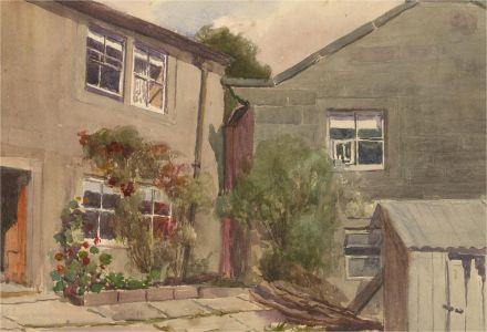 Frank Watson - 1925 Watercolour, The farmhouse