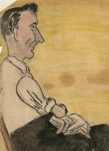 A Pair of  20th Century Watercolour - Portraits of Men