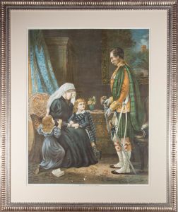 Late 19th Century Chromolithograph - The Return of the Sword
