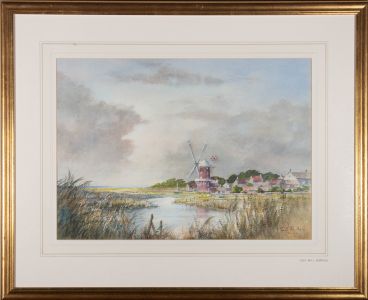 Jill Parker - Contemporary Watercolour, Cley Mill, Norfolk