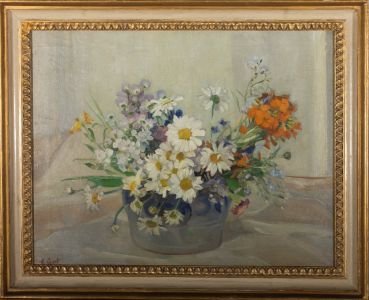 Emily Court ROI (1880-1957) - Early 20th Century Oil, Flowers