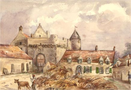 E.M.H. - Mid 19th Century Watercolour, Le Château