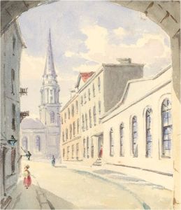 A Pair of c.1836 Watercolours - Liverpool Scenes