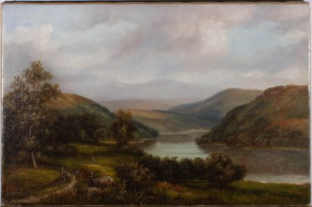 M. Corper - Late 19th Century Oil, Resting by the River