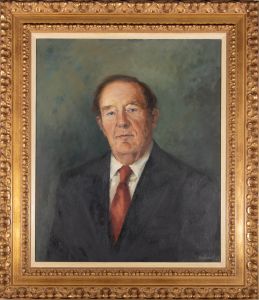 Anna Redwood ROI (b.1967) - Contemporary Oil, Portrait of a Man