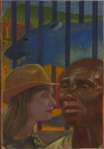 Pam Masco - 20th Century Oil, Blue Bear