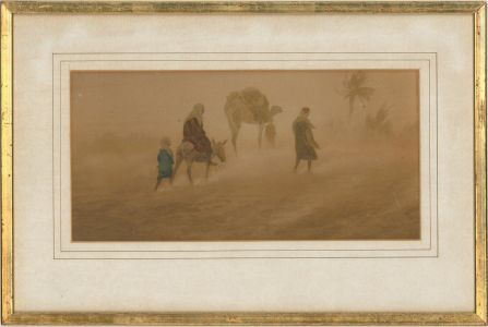 D. Lane Ingpen - 19th Century Watercolour, Evening after a Sandstorm