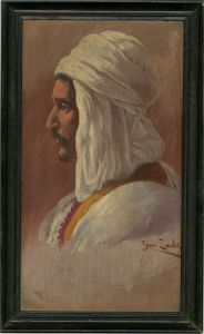 Ben Zadie  - Early 20th Century Oil, Portrait of a Man