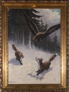 Eilert Mehl (1865-1941) - Early 20th Century Oil, The Scavenger