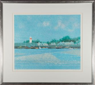 20th Century Silkscreen - Blue Harbour