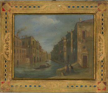 Early 20th Century Oil - Venetian Promenade