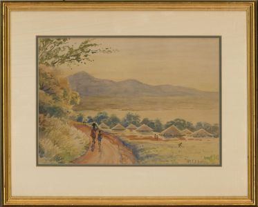William Francis Burton (1907–1995) - Mid 20th Century Watercolour, African Hills