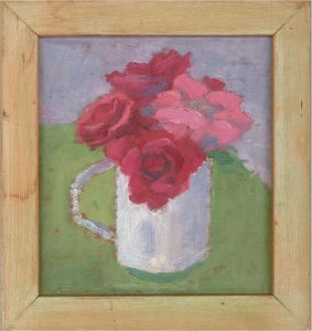 Jean Brown - 20th Century Oil, A Jug of Flowers