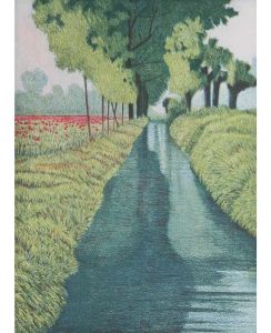 Contemporary Etching - Poppy Fields