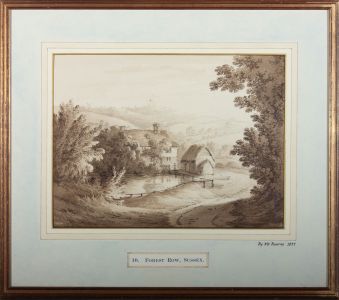 Bourne - 1837 Watercolour, Forest Row, Sussex
