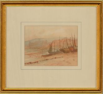 Henry S.W. Eyre (1872-1937) - Early 20th Century Watercolour, Moored Boats