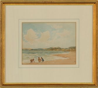 Henry S.W. Eyre (1872-1937) - 1927 Watercolour, Sandbanks Poole