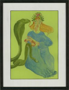 Isabelle Mulvany - Contemporary Gouache, Take Evil In Hand