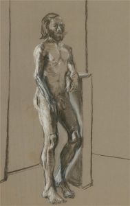 Simon Cesarani - Double Sided Mid 20th Century Charcoal Drawing, Two Nudes