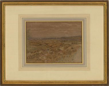 Attrib. George Robert Lewis (1782-1871) - Watercolour, Village View