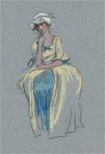 William Monk RE (1863-1937) - Early 20th Century Pastel, Female Study