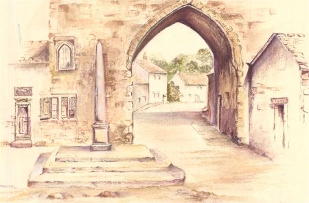 E. Fowler - Contemporary Watercolour, Obelisk
