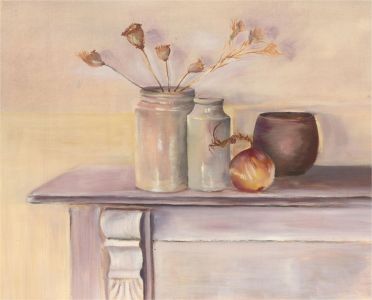 E. Fowler - Contemporary Oil, Mantlepiece