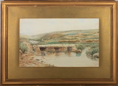 F. Walters - Late 19th Century Watercolour, Shallow River