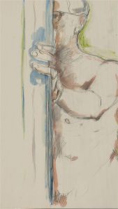 Lewis Davis (1910-1979) - Mid 20th Century Watercolour, Male Nude