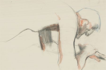 Lewis Davis (1910-1979) - Mid 20th Century Graphite Drawing, Male Figure