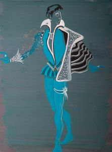 Mircea Marosin (1921-2007) - Mid 20th Century Gouache, The Gentleman