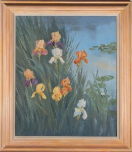 A. Victor Coverley-Price (1901-1988) - 1948 Oil, Irisis