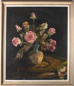 Muriel Hamilton  - 20th Century Oil, November Roses