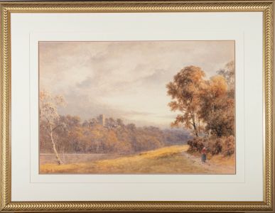 William Noel Johnson (fl.1887-1914) - Late 19th Century Watercolour, Village