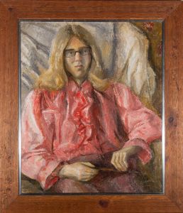 Margaret Robinson (1920-2016) - 20th Century Oil, Study in Pink
