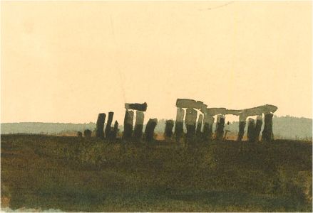 John Sergeant (1937-2010) - Contemporary Watercolour, Stonehenge