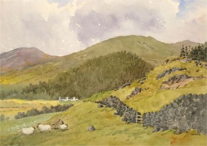 Raymond Turner Barker (1872-1945) - 1932 Watercolour, Glenshee