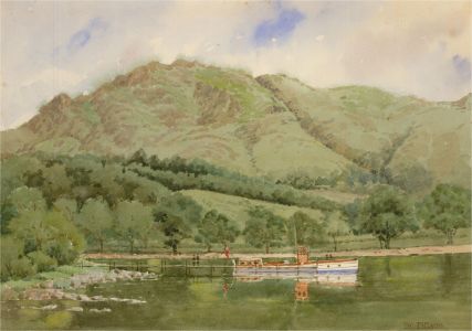 Raymond Turner Barker (1872-1945) - 1930 Watercolour, St Fillans