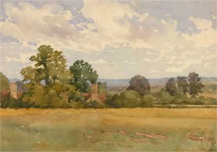 Raymond Turner Barker (1872-1945) - Early 20th Century Watercolour, Rural View
