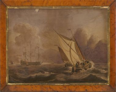 Early 19th Century Watercolour - Nautical Scene