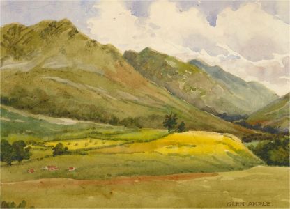 Raymond Turner Barker (1872-1945) - 1938 Watercolour, Glen Ample