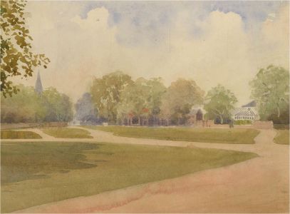 Raymond Turner Barker (1872-1945) - Early 20th Century Watercolour, Park