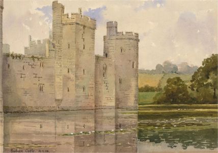 Raymond Turner Barker (1872-1945) - 1925 Watercolour, Bodiam Castle