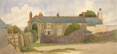 Raymond Turner Barker (1872-1945) - Watercolour, Stone Cottage