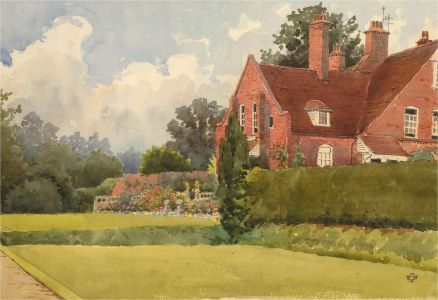 Raymond Turner Barker (1872-1945) - Watercolour, Manor Gardens