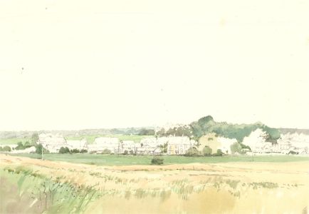 Keith Johnson (1931-2018) - Unfinished Contemporary Watercolour, Pages Farm