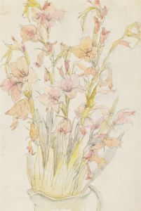 Fyffe Christie (1918-1979) - Mid 20th Century Watercolour, Gladioli