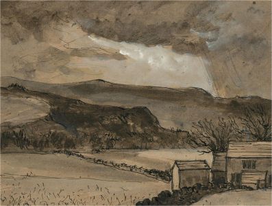 Fyffe Christie (1918-1979) - 1973 Pen and Ink Drawing, Ayrshire