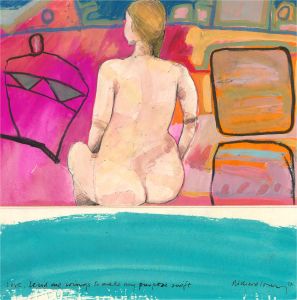 Richard J.S. Young - 2012 Gouache, Love, Lend Me Wings
